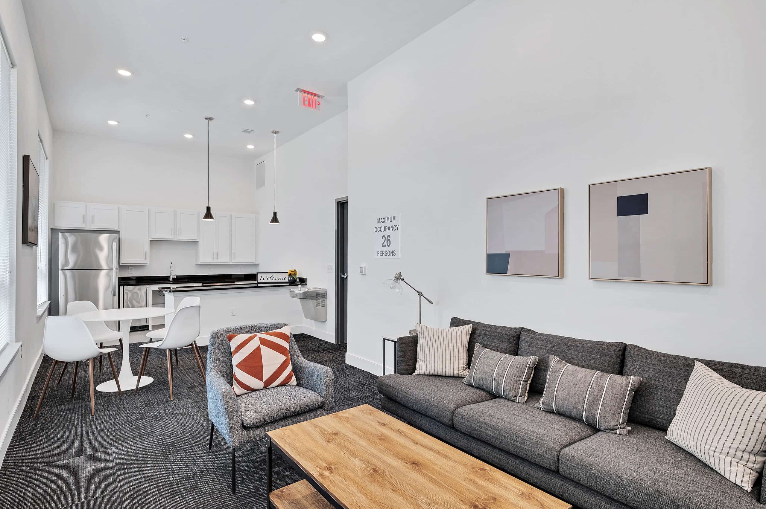 Mills Place club room